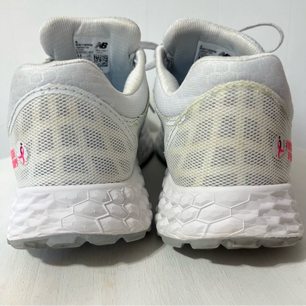 New Balance Fresh Foam Women's White Gray Running Athletic Sneakers Size 9.5 - Picture 9 of 15